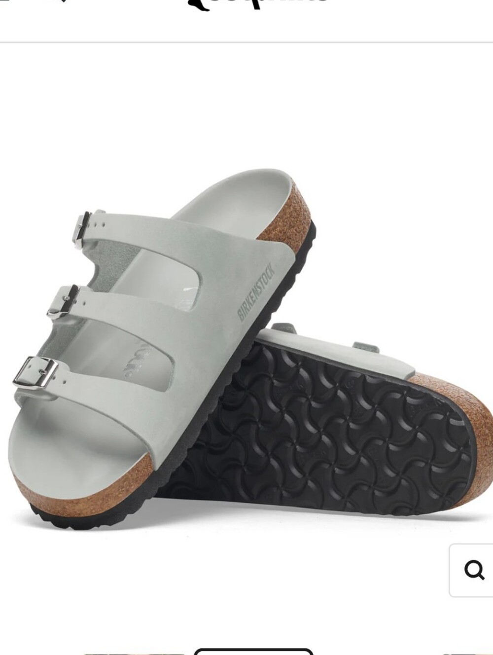NIB Birkenstock Florida Three Strap Sage Sandal